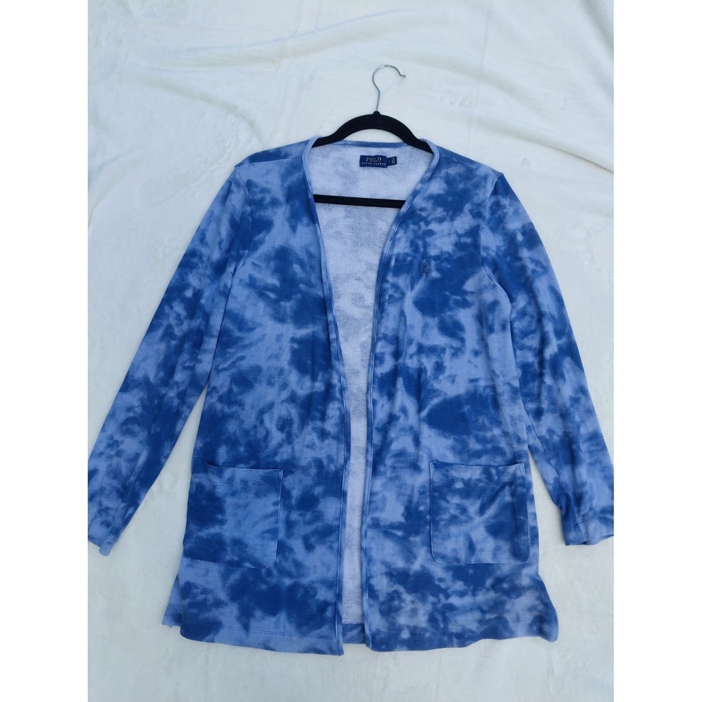 Polo Ralph Lauren Tie Dye Cardigan Women's Long  Sleeve NWT Size XSMALL